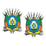 Par Adesivo Resinado Brasão Rio Grande Do Sul 
