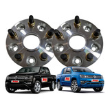 Par Alargador Espaçador Roda Alumínio Volkswagen Amarok 38mm