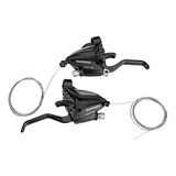 Par Alavanca Câmbio Freio Shimano Ef500 Vbrak Disco 3x8v 24v