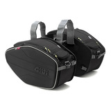 Par Alforge Bolsa Lateral Givi 30 Litros Capa Chuva Ea101b