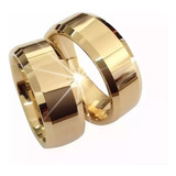Par Alianças De Tungstenio Casamento 8mm Chanfradas