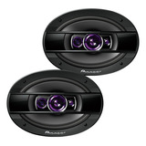 Par Alto Falante 6x9 Pioneer 800w Quadriaxial Ts-6960br Cor Preto