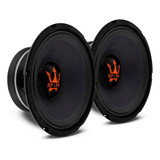 Par Alto Falante Magnum 10 Polegadas 1100w 8ohms Medio Grave Cor Preto