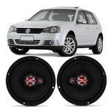 Par Alto Falante Original Golf Foxer 6 Triaxial 100w Rms Som