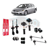 Par Amortecedor Coxim Batente Bucha Bieleta New Civic 