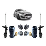 Par Amortecedor Dianteiro + Kit New Fiesta 13 A 18