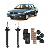 Par Amortecedor Traseiro + Kits + Coxim Vw Santana 1984/1996