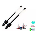 Par Antena Corta Pipa Retratil Retrovisor Todas Motos Hrp5