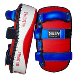 Par Aparador Reto Chute Muay Thai Manopla Pao Thunder Pulser