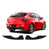 Par Aplique Fume Lanterna Traseira Cruze Hatch 2012 A 2014