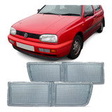 Par Aplique Lanterna Dianteira Golf 94 95 96 97 98 Cristal