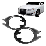 Par Aro Moldura Farol Milha Audi A4 2005 2006 2007 2008
