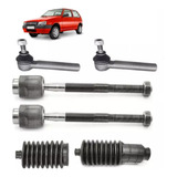 Par Barra Articulacao Axial Terminal Direção Coifa Uno Mille