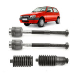 Par Barra Braço Axial Direção Mec Coifa Uno 2001 2002 2003 