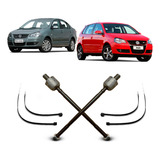 Par Barra Braço Axial Direção Volkswagen Polo 2007 Até 2012