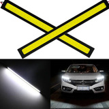 Par Barra Led Drl Farol Auxiliar Carro 17cm Automotivo Diurn