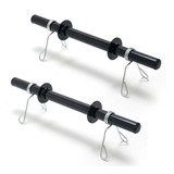 Par Barra Oca 40cm Halteres Com Presilhas E 20kg De Anilhas