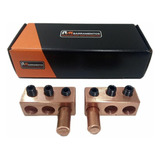 Par Bloco Adaptador De Cobre 2 Vias P/ Modulo