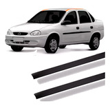 Par Borrachão Friso De Teto Corsa Classic S/ Janela - 2 Pçs