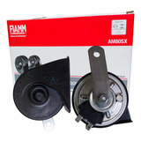 Par Buzina Fiamm Caracol 12v Am80sx 2 Terminais 80mm