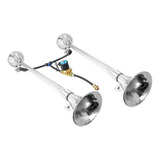 Par Buzina Marítima 12v - 24v C/ Válvula De 1/2 - Caminhão