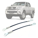 Par Cabo Aço Tampa Caçamba Hilux 2010 2011 2012 2013 2014 15
