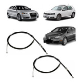 Par Cabo Freio Mão Audi A3 2004 Até 2013 Freio Disco Trasera