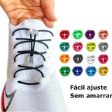 Par Cadarço Elástico Para Tênis Corrida Triathlon Coollace Cor Roxo