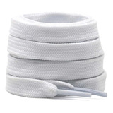 Par Cadarço Flat Tenis Air Force 1 - Branco- 140cm