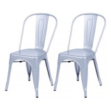 Par Cadeiras Jantar Tolix Iron Industrial Bestchair Cores