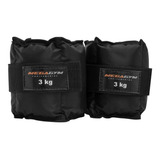 Par Caneleiras 03kg Tornozeleira P/ Treinos Funcionais