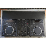Par Cdj 350 Pionner + Mixer Djm 350 + Case