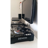 Par Cdj Denon 5000 Com Mixer Beringher Com Efeitos E Serato