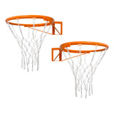 Par Cesta De Basquete Aro Reforçado Tam. Oficial Rede Chuá