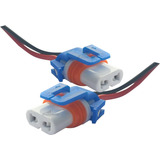 Par Chicote Soquete Plug Conector Lâmpada