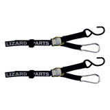 Par Cinta Esticador Pressão Mosquetão Lizard Com Bolsa