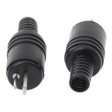 Par Conectores Plug Paf Din 2 Pinos Macho Philips / Marantz