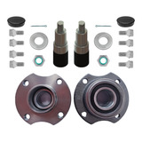 Par Cubo Mod Vw 4x100mm Completo Ponta Eixo Reboque Trailer