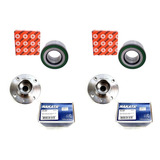 Par Cubo + Par Rolamento Dianteiro Vw Gol G2 G3 G4 G5