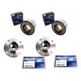Par Cubo + Par Rolamento Dianteiro Vw Gol G2 G3 G4 G5 