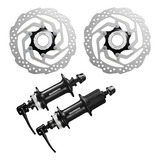 Par Cubo Shimano Tourney Tx505 36 Furos + Discos Rt10 160mm