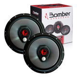 Par De Alto Falantes Vw Fox Bomber Bbr 6 Polegadas 100w Rms