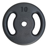 Par De Anilhas 10kg Para Barra / Halteres Ferro Fundido