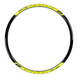 Par De Aro 29 Vzan Vnine Preto E Amarelo Disco 36f Raio Inox