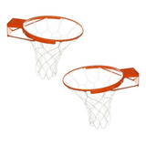 Par De Aro Basquete Tamanho Oficial Rede Chua Frete Gratis