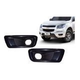 Par De Aro Moldura Aux Milha S10 Nova 2012 2013 2014 Preta