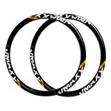 Par De Aro Vmaxx Dh 26 / 36 Furos Preto Para Disco