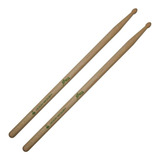 Par De Baqueta Stagg Shv5b Ponta Madeira 5b Madeira Hickory Cor Palha