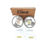 Par De Bloco Farol De Milha Oscar Original Cibié Opala Fusca