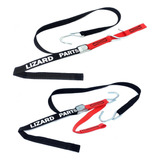 Par De Cinta Extensora Lizard Com Gancho Par Transporte Motos 1,70 Metros Jet Ski Karts